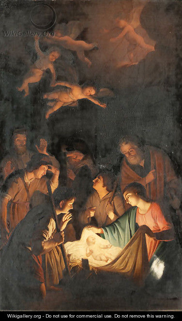 Adoration of the shepherds - Gerrit Van Honthorst