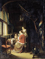 A woman at her toilet - Gerrit Dou