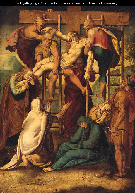 The Descent from the Cross - (after) Girolamo Muziano