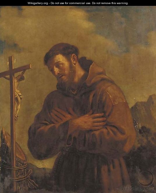 Saint Francis of Assisi - Giovanni Francesco Guercino (BARBIERI)