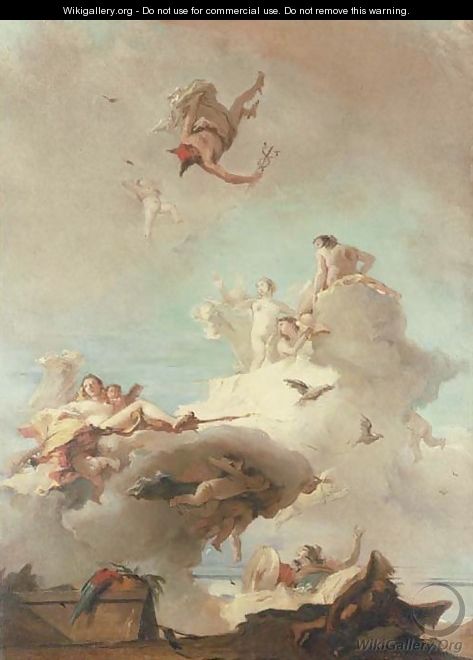 The Triumph of Venus - (after) Giovanni Battista Tiepolo