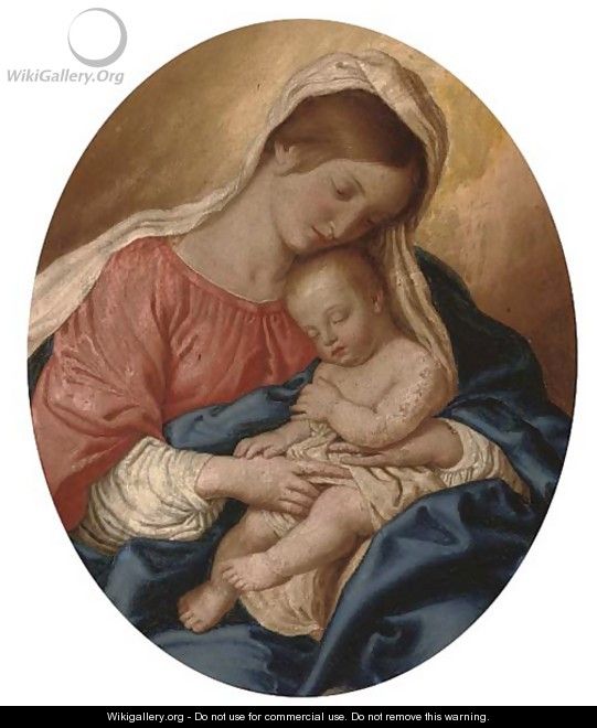 The Madonna and Child - (after) Giovanni Baptista Salvi, Called Sasseferroto