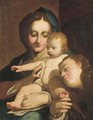 The Madonna and Child with the Infant Saint John the Baptist - (after) Antonio Allegri, Called Correggio