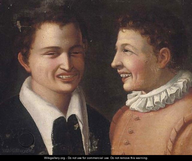 The laughter - (after) Annibale Carracci