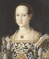 Portrait of Elenor of Toledo, bust-length - Agnolo Bronzino