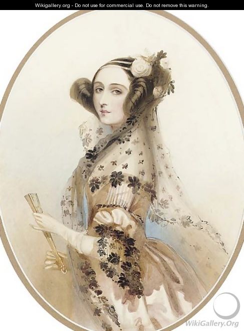Ada, Countess of Lovelace - Alfred-Edward Chalon