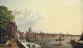 View of the Thames from the terrace of Somerset House, St. Paul's and the City beyond - (after) (Giovanni Antonio Canal) Canaletto