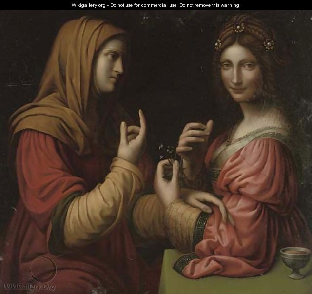Vanity and Modesty - Bernardino Luini