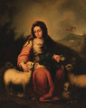 The Virgin with Lambs - Bartolome Esteban Murillo
