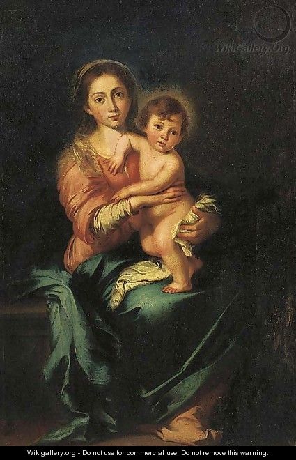Virgin and Child - Bartolome Esteban Murillo