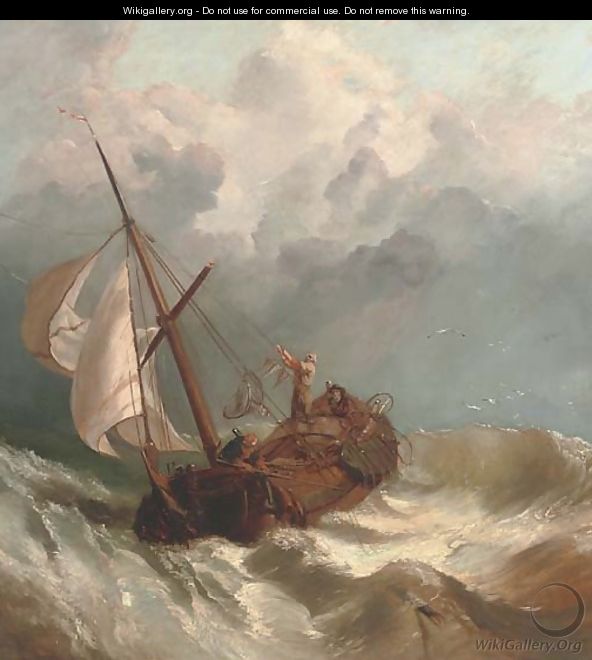 On turbulent waters - (after) Clarkson Stanfield