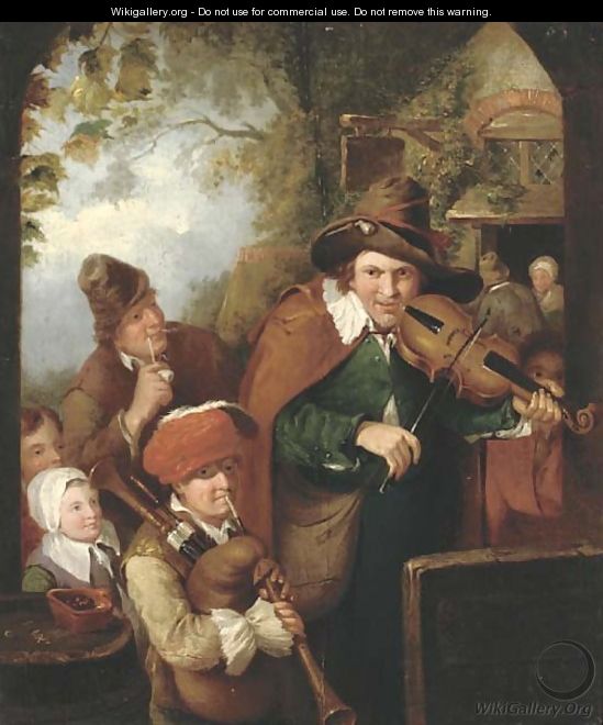 The Wandering Musicians - (after) Christian Wilhelm Ernst Dietrich