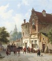 Daily activities in a sunlit Dutch town 2 - Adrianus Eversen