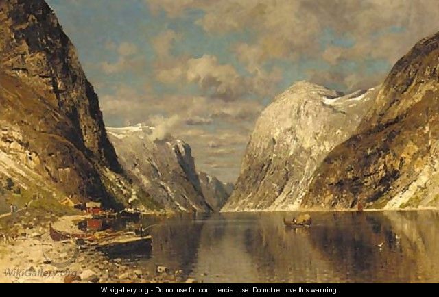 A fjord on a Summer
