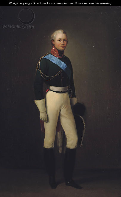 Portrait of Alexander I - Adolphe Ladurner