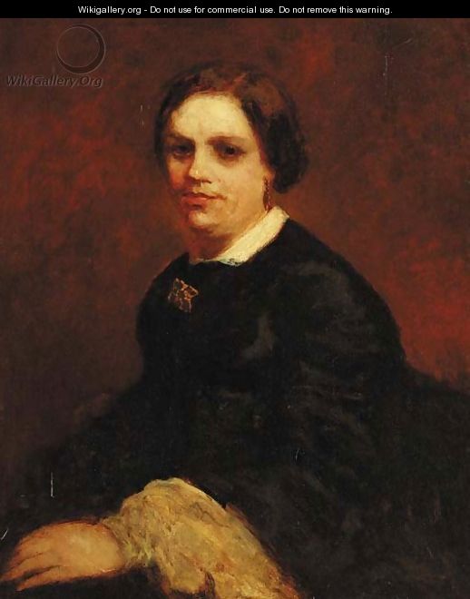 Portrait of Mademoiselle Millau - Adolphe Joseph Thomas Monticelli