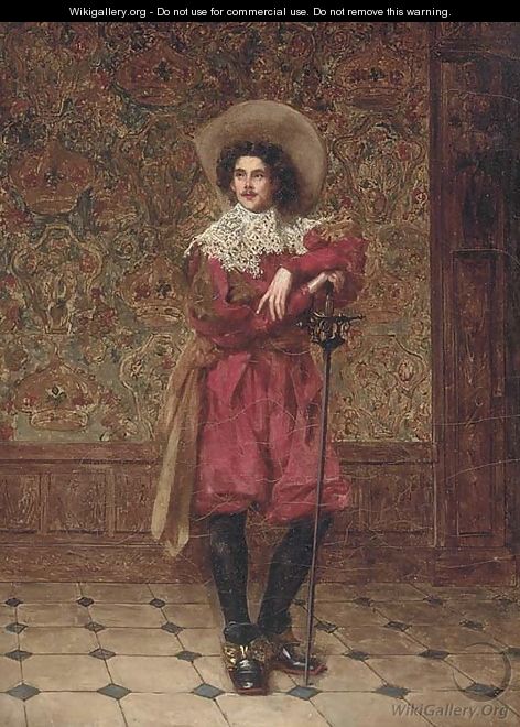 The cavalier - Adolphe-Alexandre Lesrel