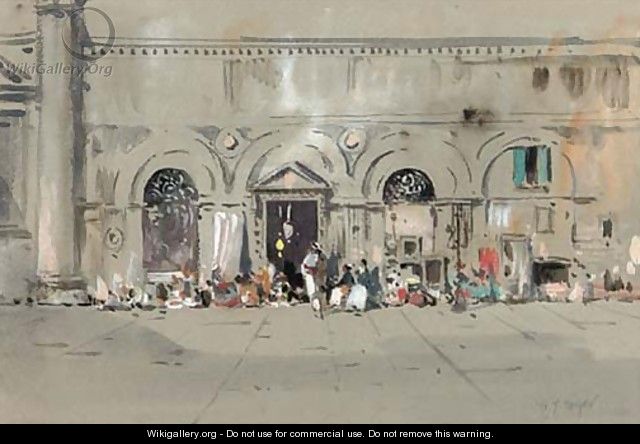 An Arab bazaar - Henri Meyer