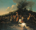 A cavalry skirmish - Abraham Van Calraet