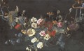 A garland of roses - Abraham De Lust