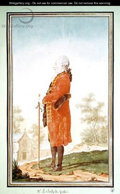 Antoine Charles Joseph de Servieres Bailiff of Grollier - Louis (Carrogis) de Carmontelle