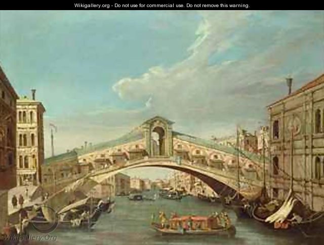 The Rialto Bridge Venice - G. Canaletto