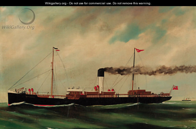 The steamer Nottingham - Joseph Jansen