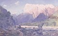 Ravine in the Caucasian Mountains - A. Freyman