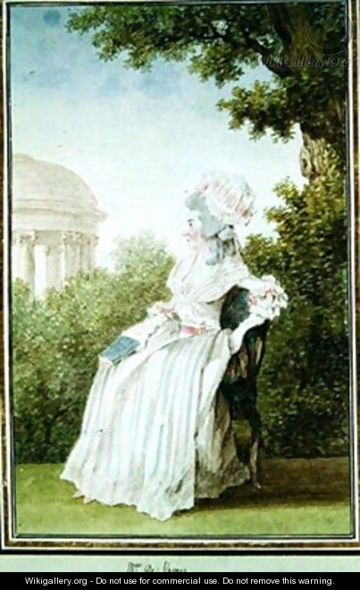Madame de Vannes - Louis (Carrogis) de Carmontelle