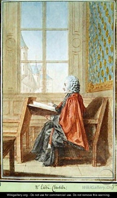 Abbot Chauvelin 1714-1770 - Louis (Carrogis) de Carmontelle