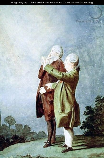 Gabriel de Bory (1720-1801) and Abbot Alexis-Marie Rochon (1741-1817 - Louis (Carrogis) de Carmontelle