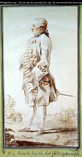 Pierre Victor Joseph de Brunstadt 1720-91 Baron de Bezenval - Louis (Carrogis) de Carmontelle