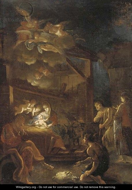 The Adoration of the Shepherds 2 - (after) Ignazio Stella (see Stern Ignaz)