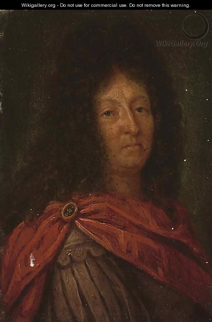 Portrait of a Louis XIV, bust-length - (after) Hyacinthe Rigaud