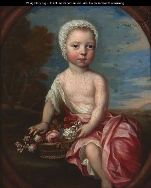 Portrait of a child - (after) Heroman Van Der Mijn