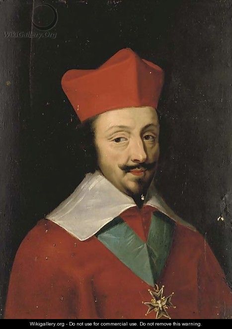 Portrait of Cardinal Richelieu - (after) Jakob Ferdinand Voet