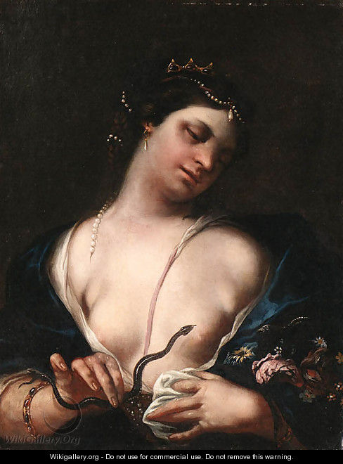 Cleopatra and the Asp - (after) Guido Cagnacci