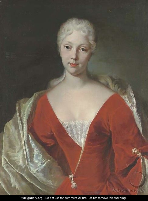 Portrait of a lady - (after) Giuseppe Bonito