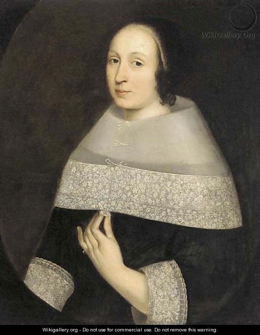 Portrait of a lady - (after) Hendrick Van Vliet