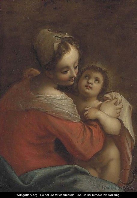 The Virgin and Child - (after) Hans Von Aachen
