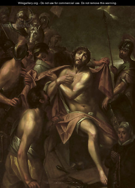 Christ being stripped of his garments - (after) Hans Von Aachen