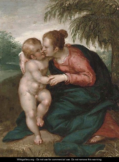 The Virgin and Child - (attr. to) Rottenhammer, Hans