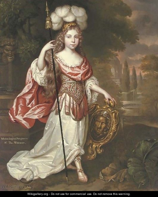Portrait of Dorothy Langley (1668-88) - (after) Henri Gascars