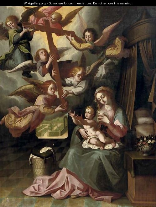 The Christ Child being presented with the Cross - (after) Hendrik Van Balen, I