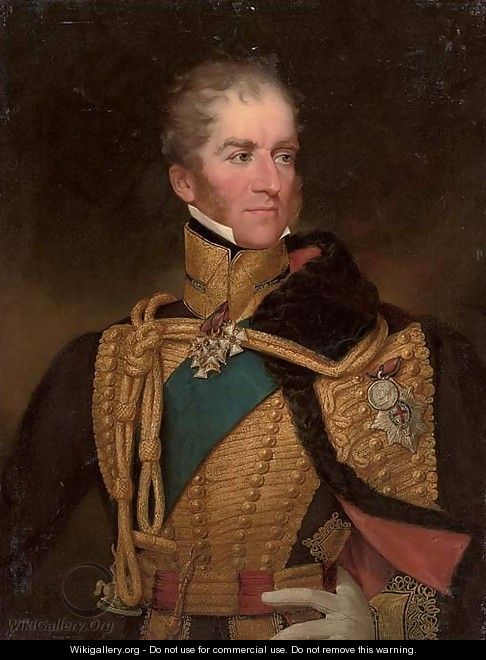 Portrait of a Colonel in Chief of the British Hussar