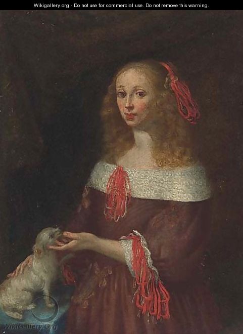 Portrait of a lady 2 - (after) Gerard Ter Borch