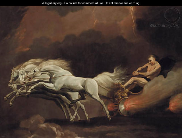 Phaeton and the chariot of the sun - (after) Stubbs, George