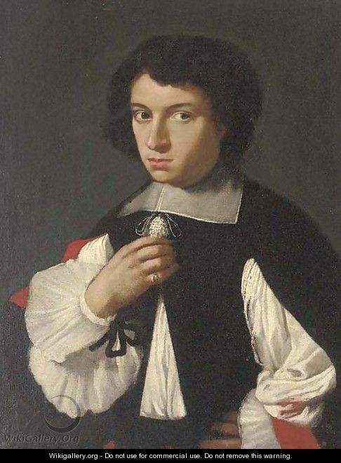 Portrait of a gentleman - (after) Giovanni Bernardo Carboni