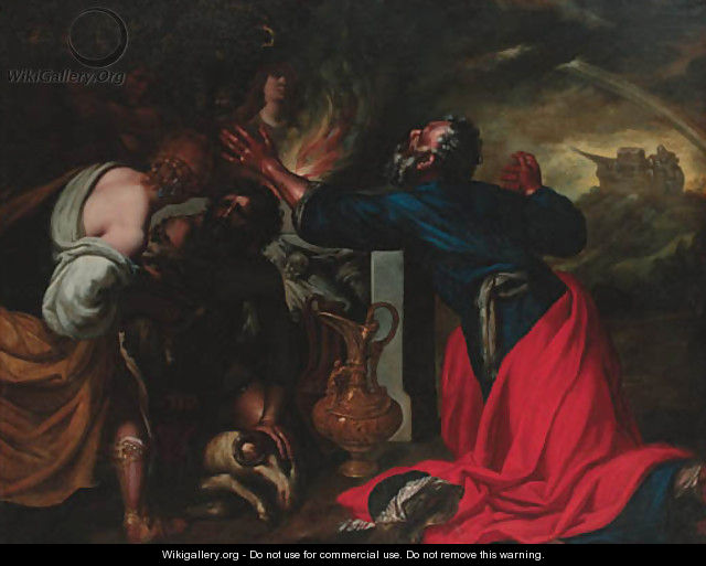 The Sacrifice of Noah - (after) Giovanni Benedetto Castiglione