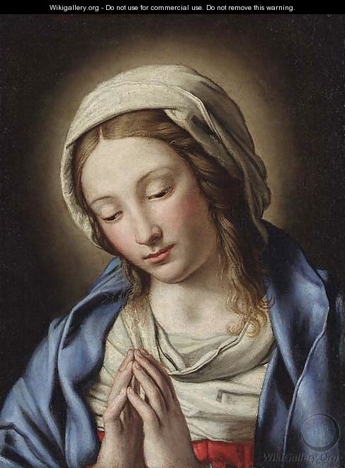 The Madonna in prayer - (after) Giovanni Battista Salvi, Il Sassoferrato